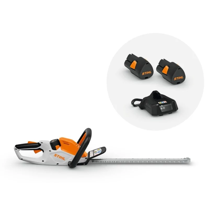 Taille-haies à batterie HSA 40 STIHL - Pack batteries et chargeur