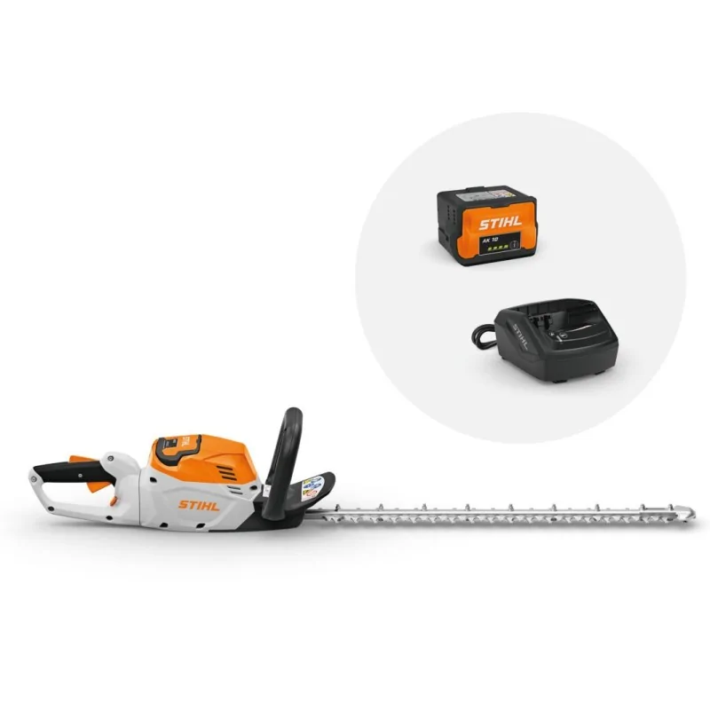 Taille-haies à batterie HSA 60 STIHL - Pack batterie et chargeur