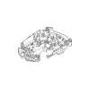 Châssis inférieur robot tondeuse Viking / Stihl - 63097008591