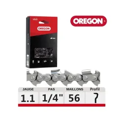 Chaine Oregon tronçonneuse Stihl 1/4 1.1 mm 56 dents - 24AP056E