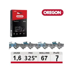 Chaine tronçonneuse Stihl carrée PowerCut 67 dents Oregon 22LPX067E