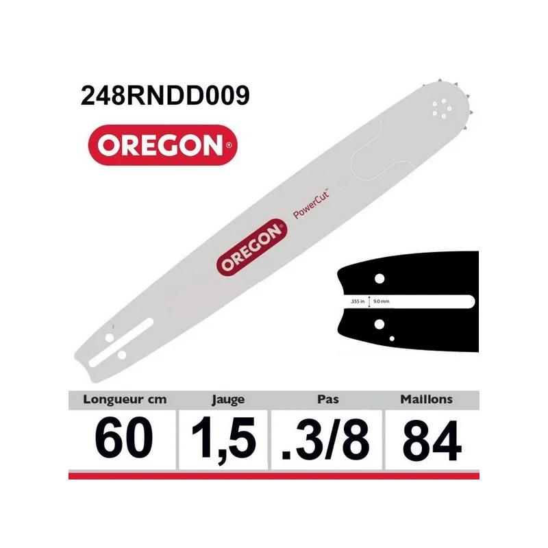 Guide chaine tronçonneuse Oregon 60 cm - 248RNDD009