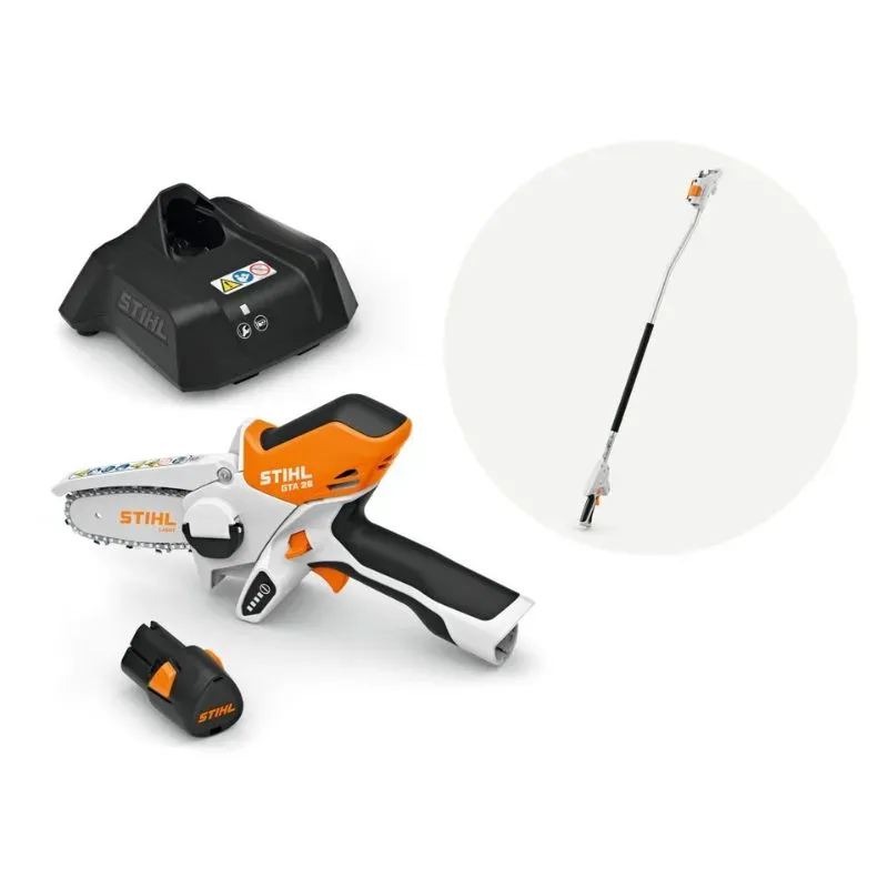Scie à main GTA 26 STIHL - Pack batterie, chargeur et rallonge