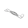 Lame gauche tracteur tondeuse Husqvarna TC112, TC114, TC215T