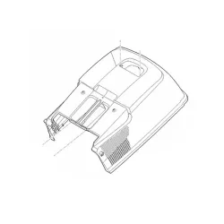 Bac ramassage supérieur tondeuse à batterie Stihl RMA248