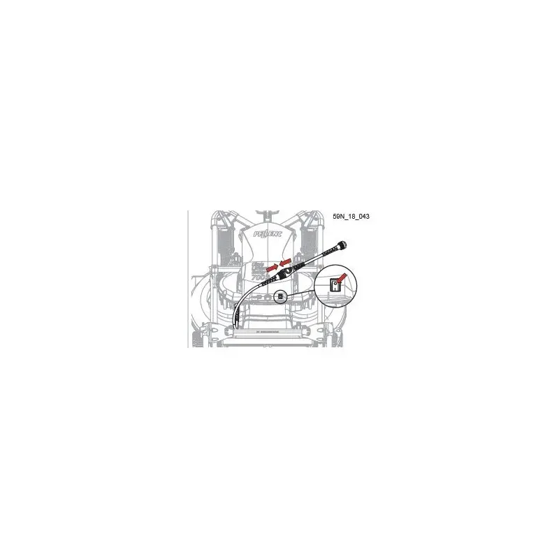 Cordon adaptateur rasion 2/ULIB 400-700-1100 PELLENC