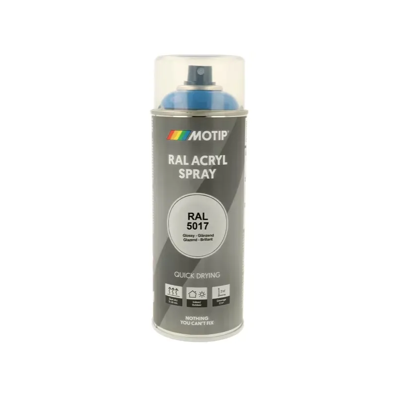 Bombe laque acrylique bleu Isem / Staub RAL 5017