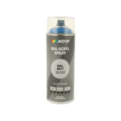 Bombe laque acrylique bleu Isem / Staub RAL 5017