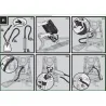 Kit adaptation sangle Excelion 2 DH et Excelion 2000 sur Harnais PELLENC