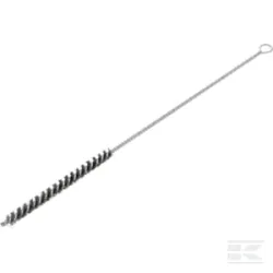 Brosse de nettoyage pour buse D8x100x320 en fil d'acier ondulé 0,18