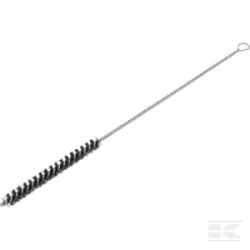 Brosse de nettoyage pour buse D10x100x320 en fil d'acier ondulé 0,15