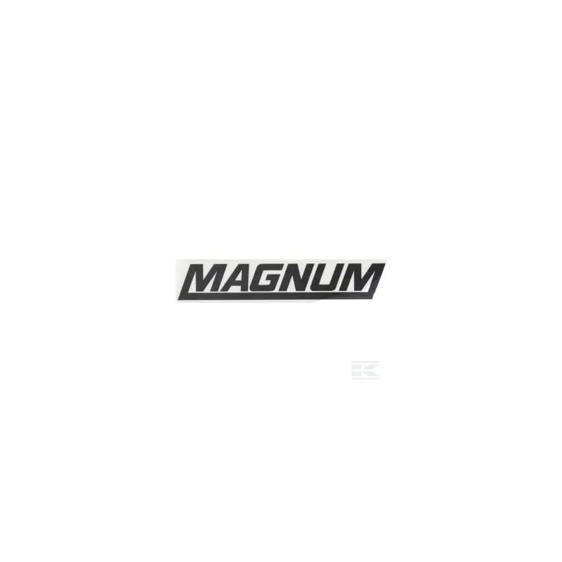 Plaque signalétique Magnum