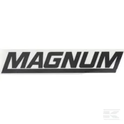 Plaque signalétique Magnum