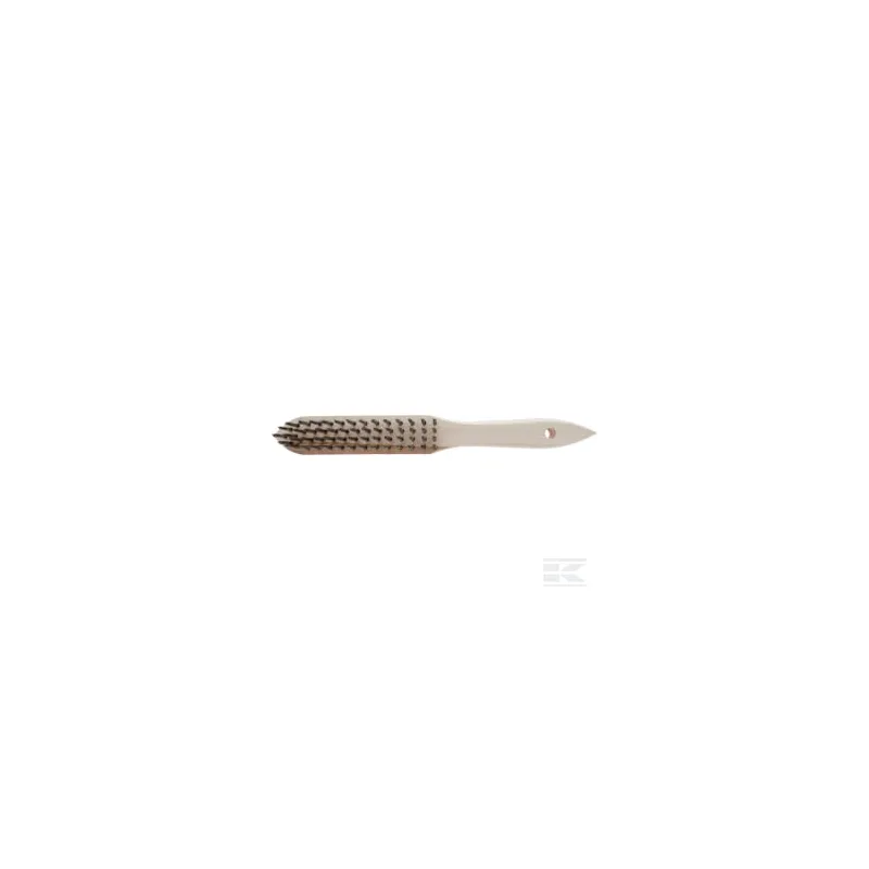 Brosse métallique en acier inoxydable 4 rangs