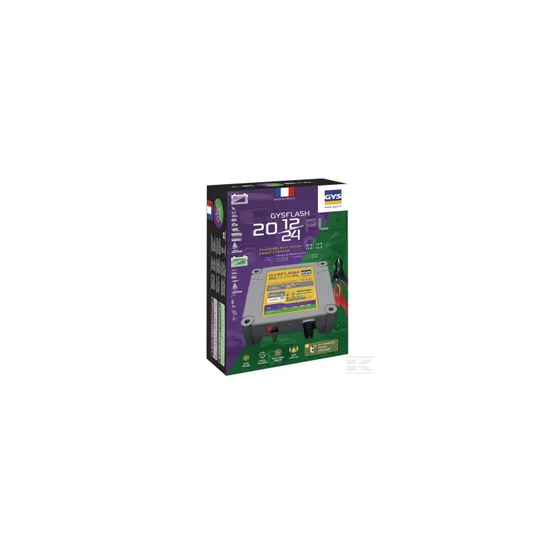 Chargeur batterie GYSFLASH 20.12/24PL