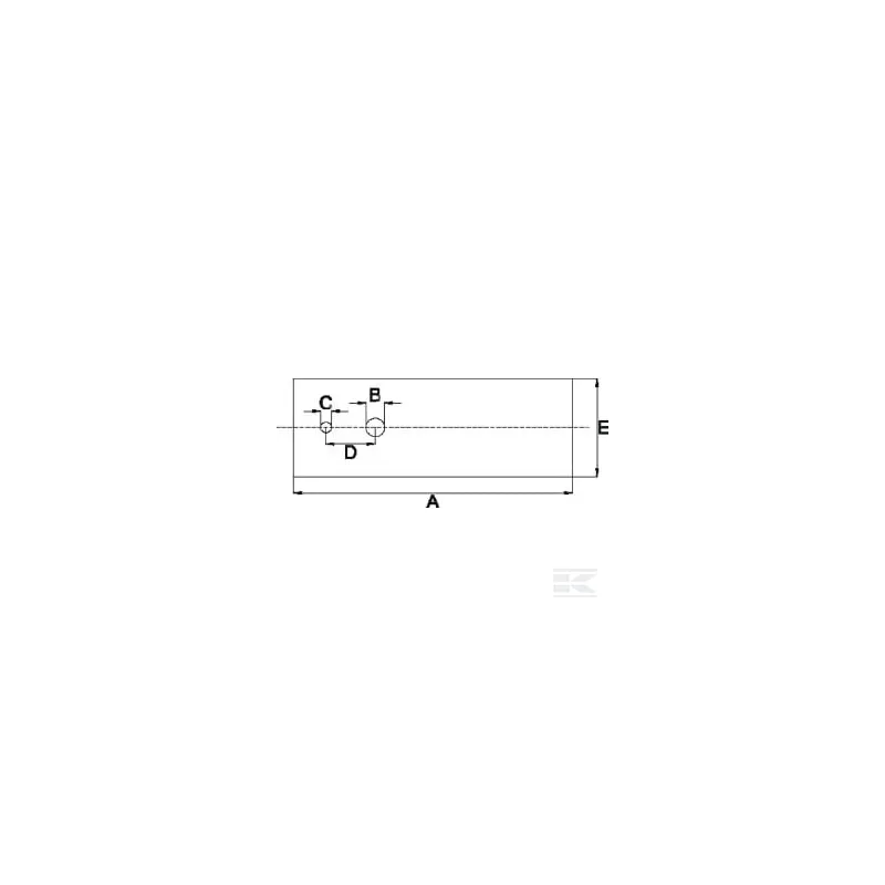 Paire de lames, 150 droites G/D, grand disque