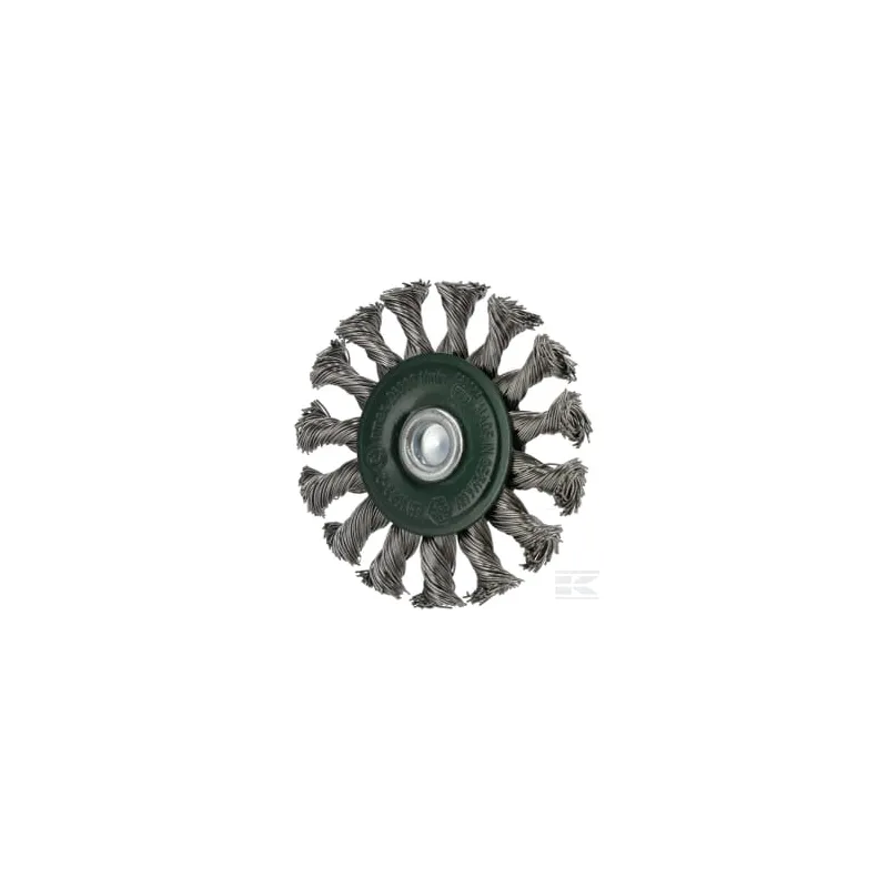 Brosse métallique pour roues 6 mm 0,5x75 mm acier inoxydable