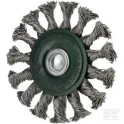 Brosse métallique pour roues 6 mm 0,5x75 mm acier inoxydable