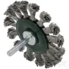 Brosse métallique pour roues 6 mm 0,5x75 mm acier inoxydable