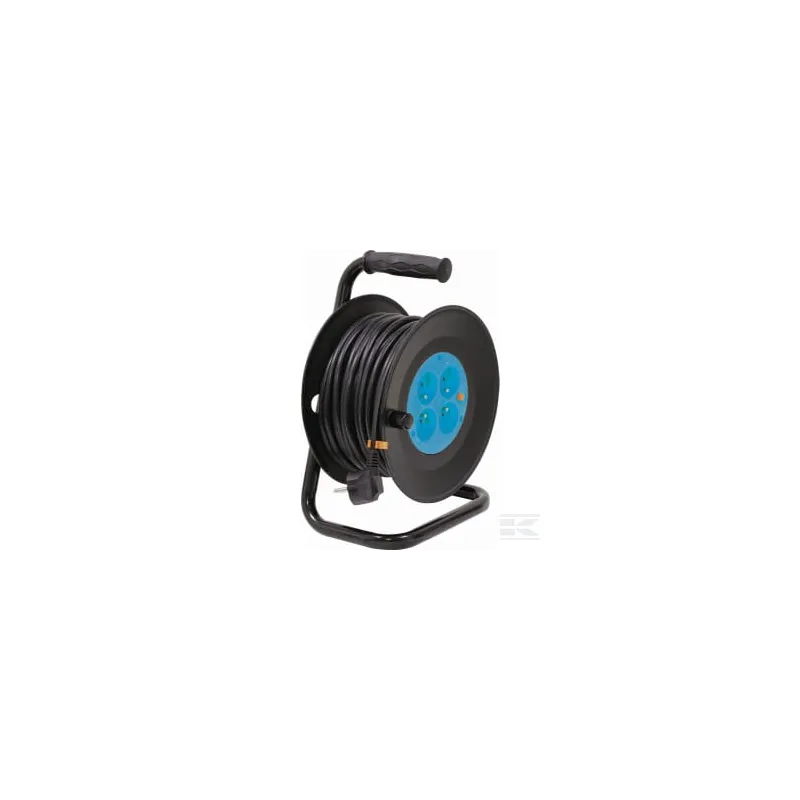 Enrouleur de câble électrique 25 m - 3×1,5 - 4P+T HO5VV-F 230 V