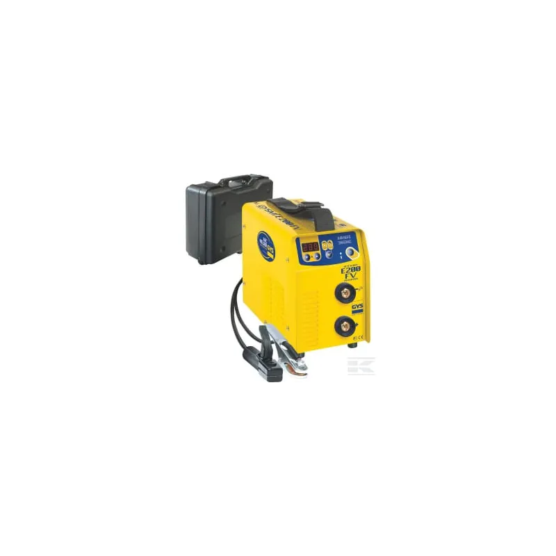 Poste à souder Inverter GYSMI E200 FV + accessoires et boîte de rangement