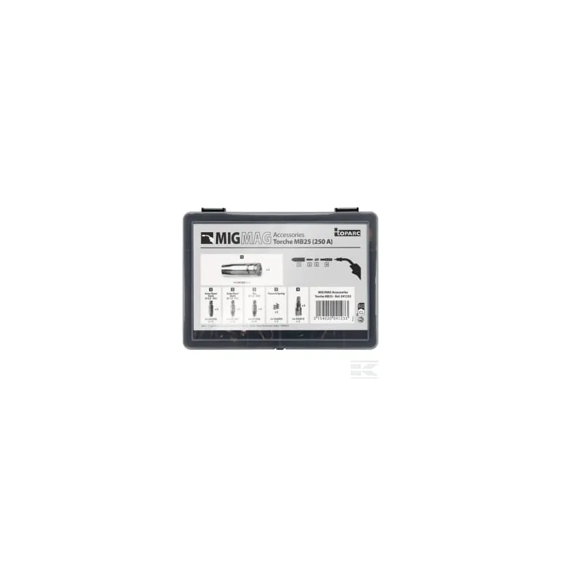Coffret torche MB25 (MIG 250A