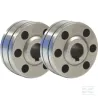 2 galets type B - ø1/1.2 - al
