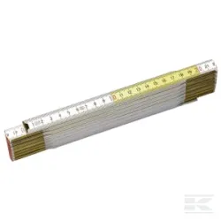 Mètre en bois Bois jaune/blanc