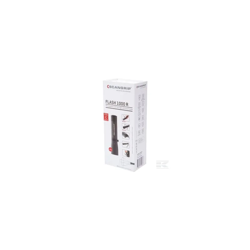 Flash 1000 R, lampe de poche rechargeable