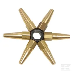 Étoile clé 7 becs de soudage (40, 63, 100, 160, 250, 315, 400 l/h)