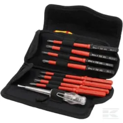 Jeu de tournevis compacts VDE 18 pièces