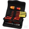 Jeu de tournevis compacts VDE 18 pièces