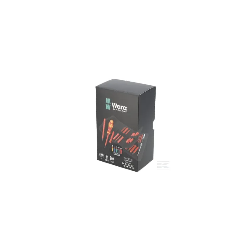 Jeu de tournevis compacts VDE 18 pièces