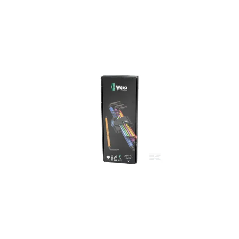 Jeu de tournevis d'angle 950/9 Hex-Plus