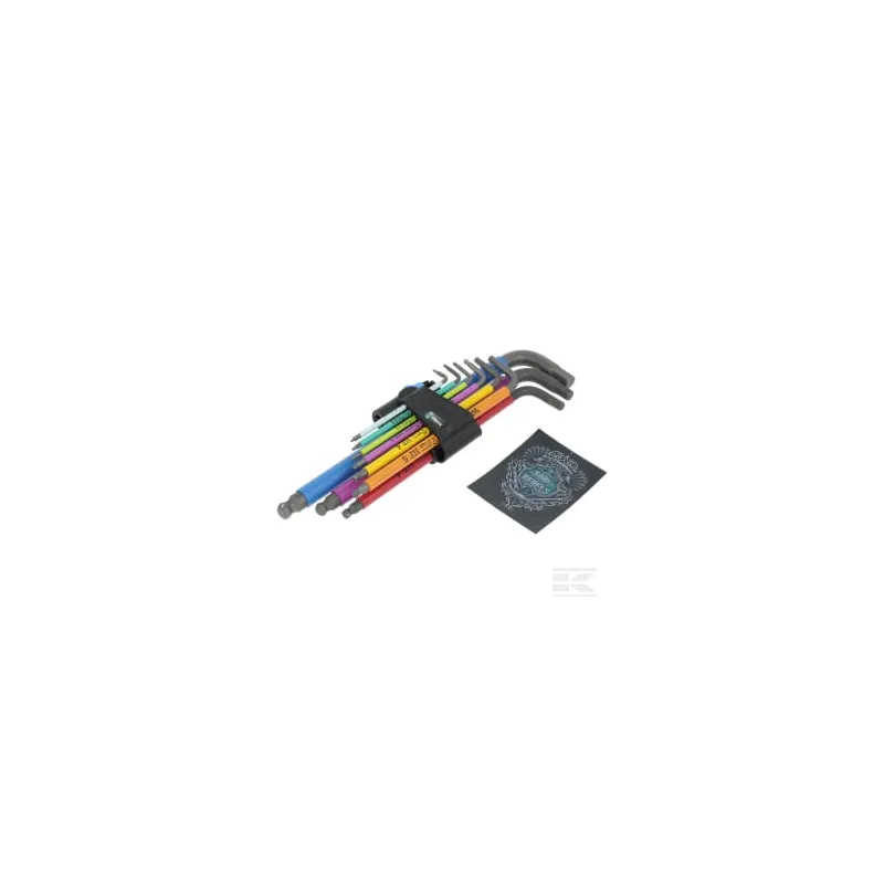 Jeu de tournevis d'angle 950/9 Hex-Plus