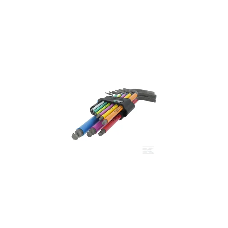 Jeu de tournevis d'angle 950/9 Hex-Plus