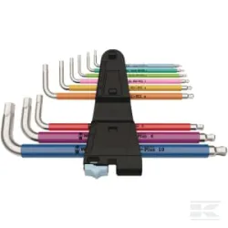 Jeu de tournevis d'angle 3950/9 Hex-Plus Inox 1