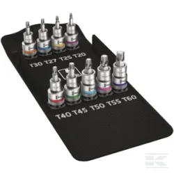 Jeu douilles à embout Torx 9pc