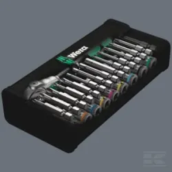Jeu douilles emmanc. 1/4" 28pc