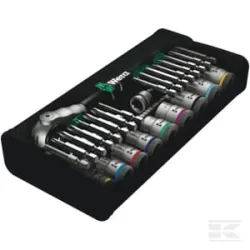 Jeu douilles emmanc. 3/8" 17pc