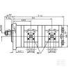 Pompe hydraulique AZPFF-10-004/004LSA2020MB Bosch Rexroth