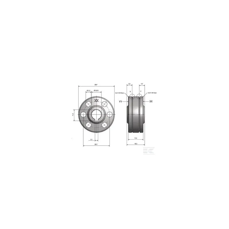 Galet type b - ø 0.8/1 - acie