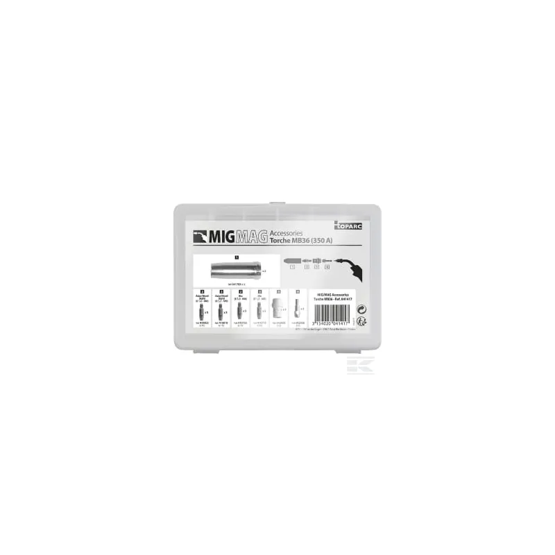 Coffret torche MB36 (MIG 350A