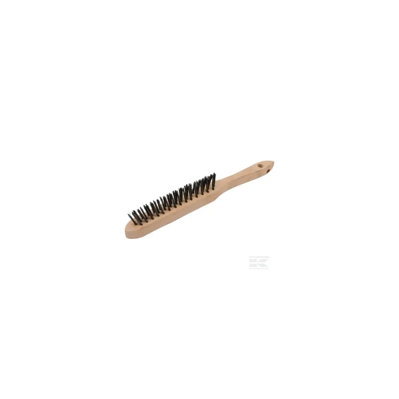 Brosse angle acier 3 rangs