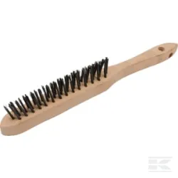 Brosse angle acier 3 rangs