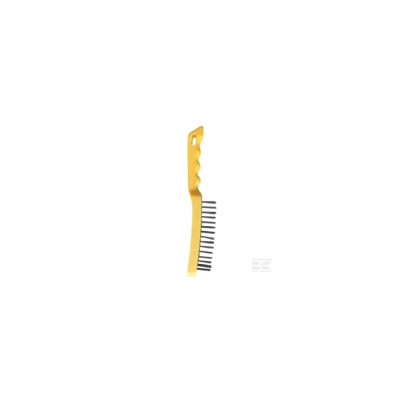 Brosse acier 4 rangs