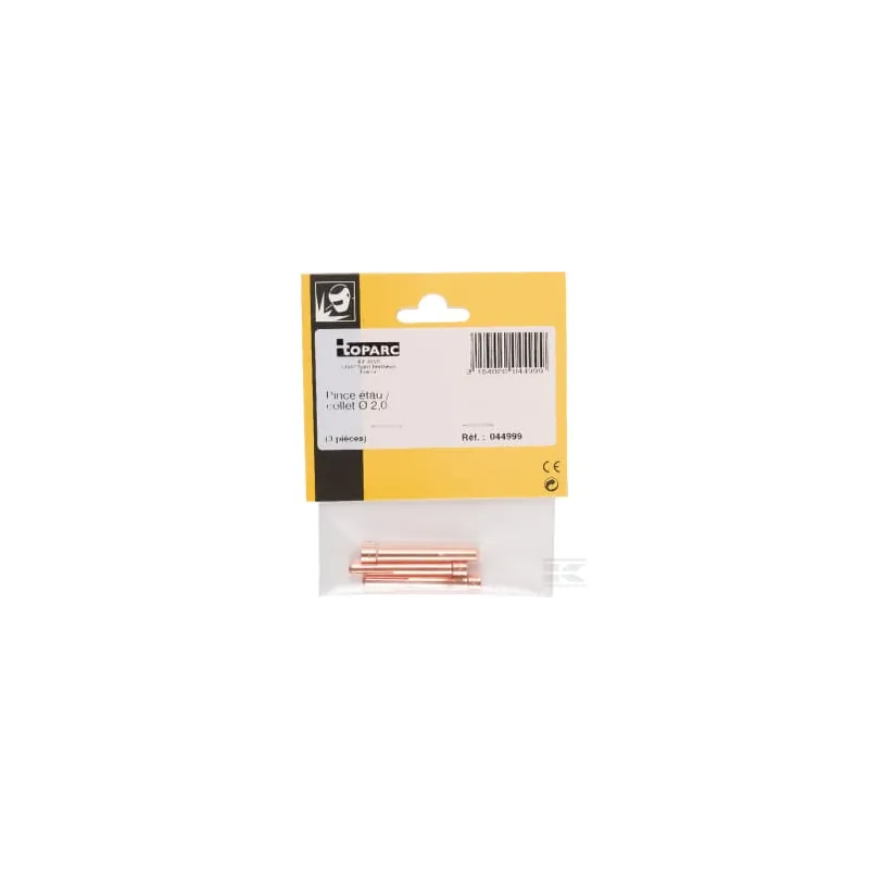 Pinces de serrage 2,0 mm (3x)