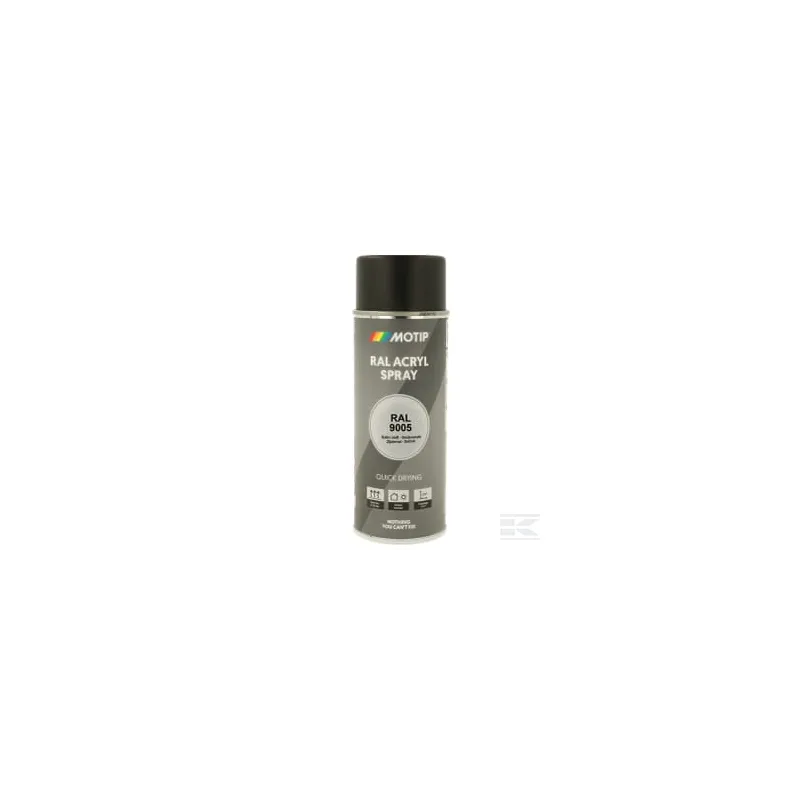RAL 9005 spray acr. nr graph.