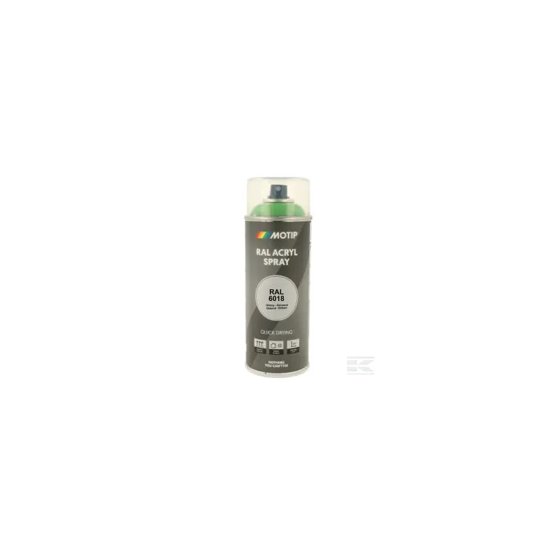 RAL 6018 spray acr. vert jaune