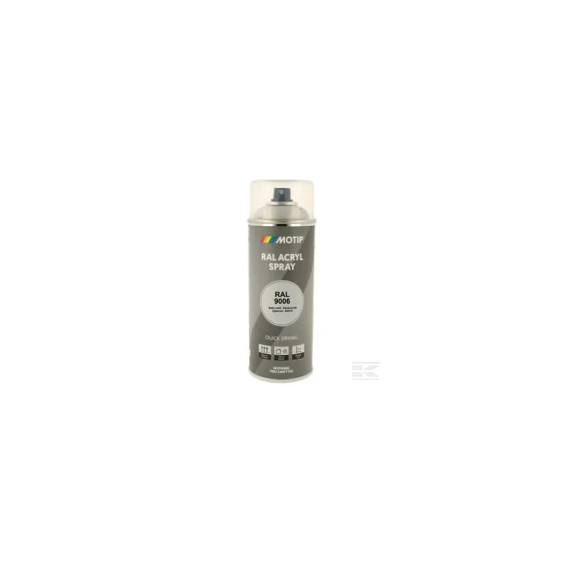 RAL 9006 spray acr. alu Blanc